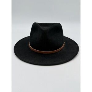 Pendleton Wool Hat Black 100% Virgin Wool A196-701 Size Large
